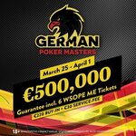 Rozvadov: German Poker Masters přiváží za €250 garancí €500.000!